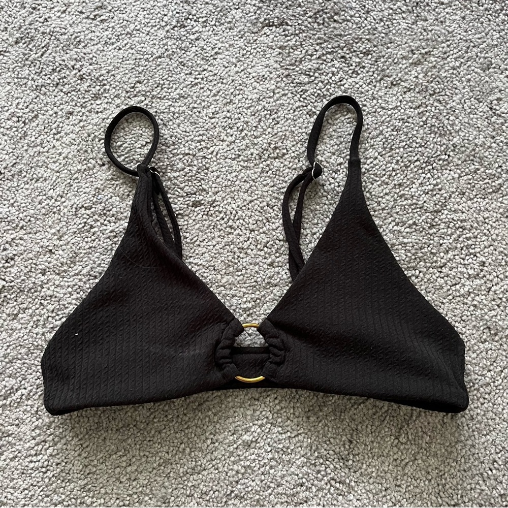 Shein black bikini top